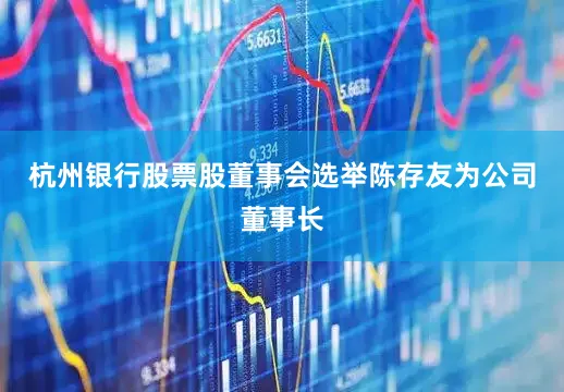 杭州银行股票股董事会选举陈存友为公司董事长